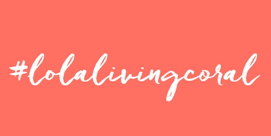 Pantone's Colour of the Year 2019 with LOLA Make Up - Living Coral