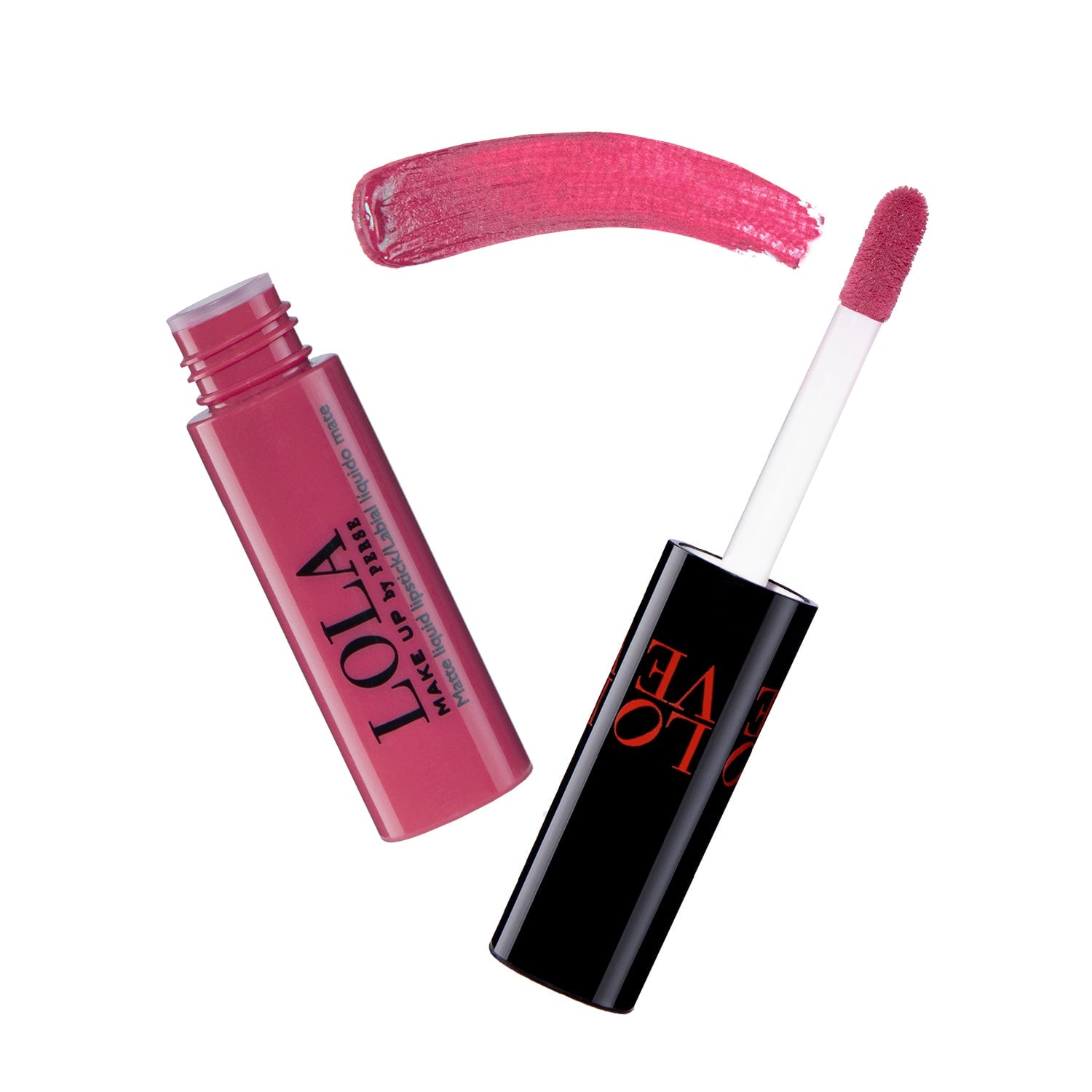 MATTE LIQUID LIPSTICK LOVE COLLECTION Lipstick Lola Make Up by Perse 02 Strawberry Peck
