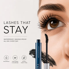 Waterproof Lash Extension Mascara – Lengthening, Volumising & Smudge-Proof | Vegan & Cruelty-Free - Black