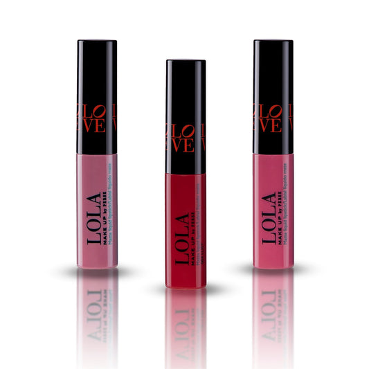MATTE LIQUID LIPSTICK LOVE COLLECTION Lipstick Lola Make Up by Perse 