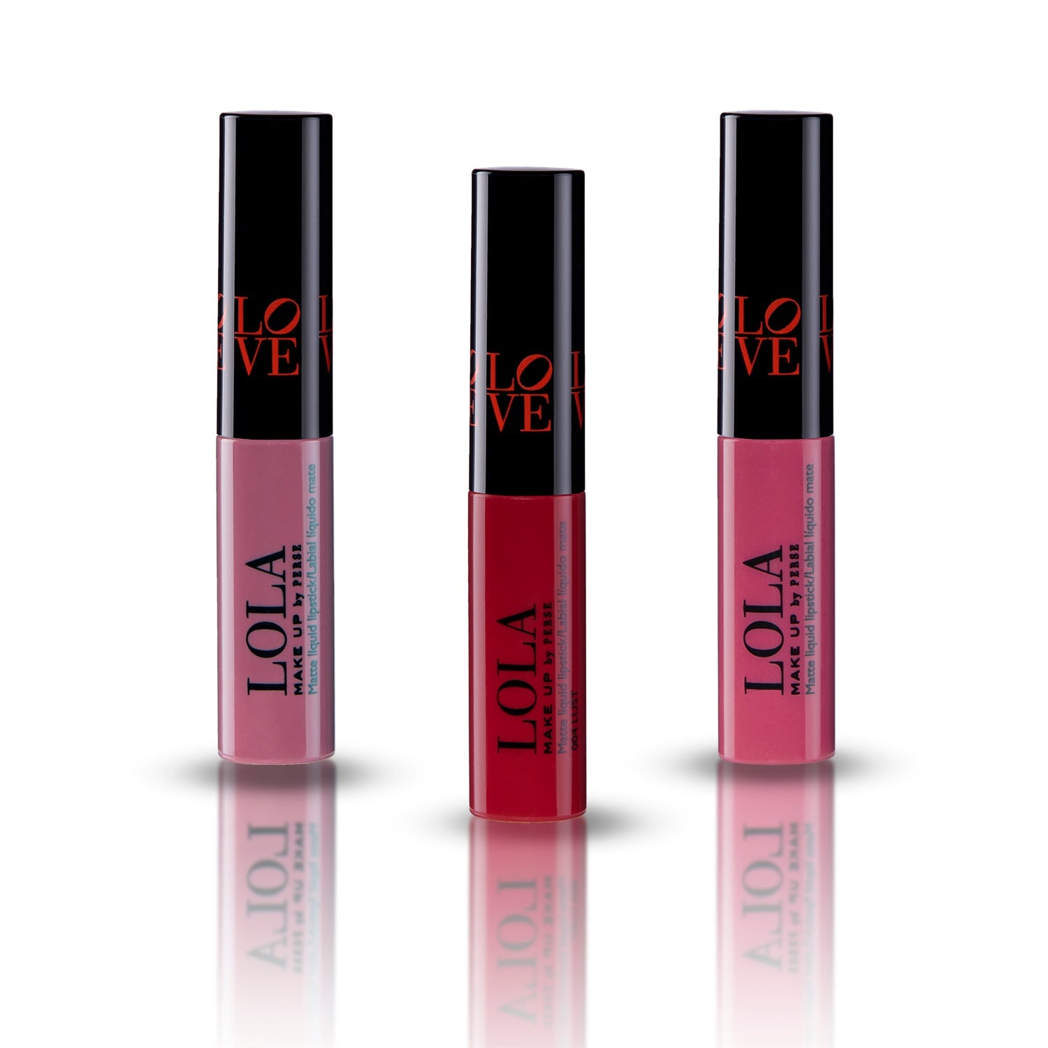 MATTE LIQUID LIPSTICK LOVE COLLECTION Lipstick Lola Make Up by Perse 