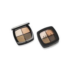 Quad Eyeshadow Pallet Brown-Gold-Dark Brown-Khaki
